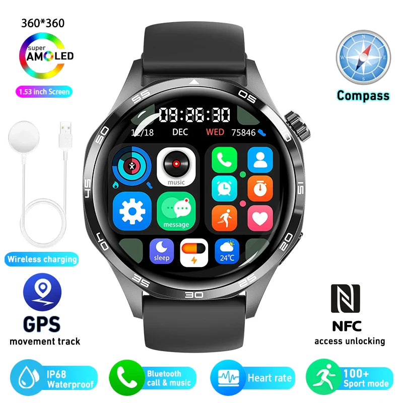 GT5 Pro GPS NFC Smartwatch