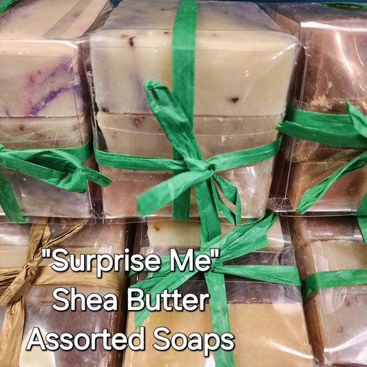 "Surprise Me" Shea Butter Assorted Soaps Trio