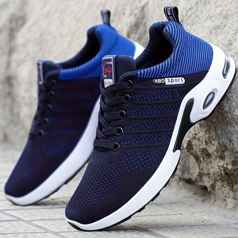 Blue White Red Lightweight Sport Shoes for Adventure