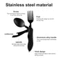 7-in-1 Multifunctional Stainless Steel Camping Utensil