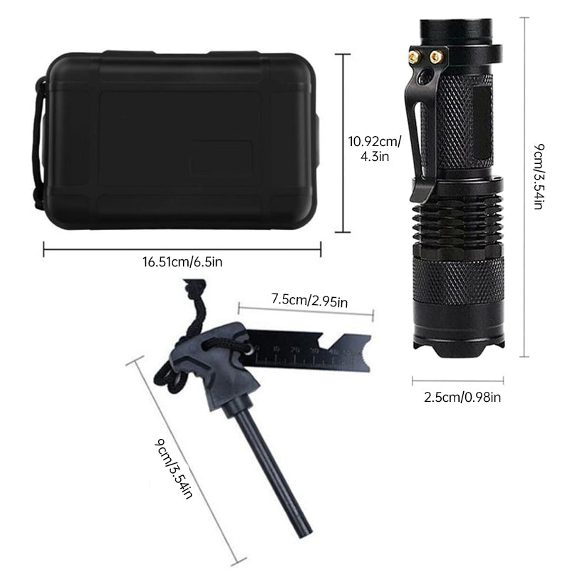 Military-Grade Compact Survival & Emergency Tool Kit