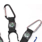 Mini Multifunction 3 in 1 Compass Thermometer Carabiner