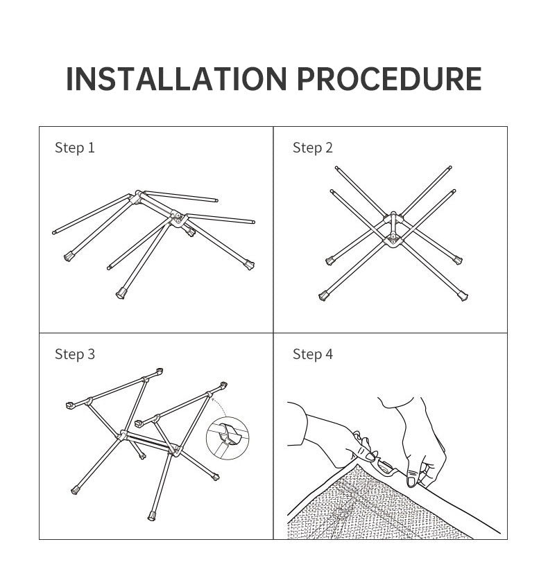 Ultralight Folding Camping Table