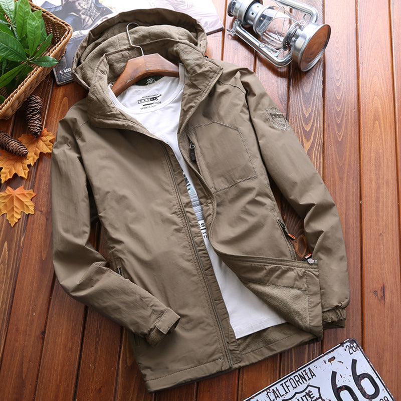 NIANJEEP Men’s Autumn & Winter Outdoor Jacket