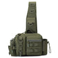 Men's Fishing Backpack: Equipped with bait box, equipment storage bag, pole holder, sling & shoulder bag design.