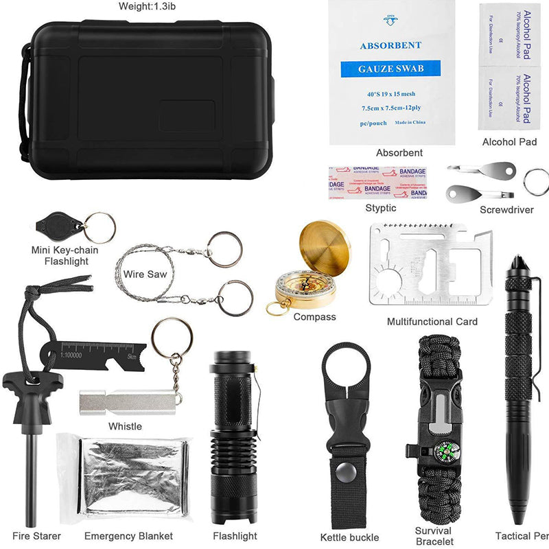 Military-Grade Compact Survival & Emergency Tool Kit