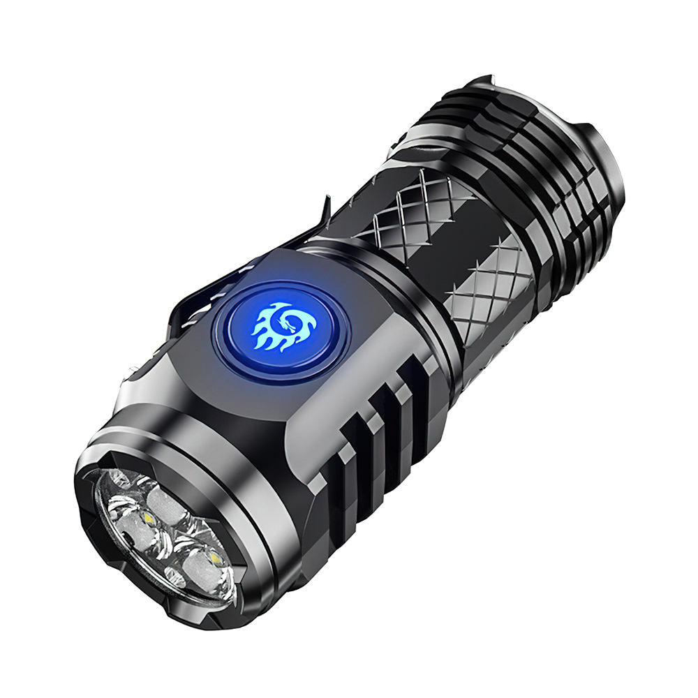 3-LED Ultra-Bright 3000LM Rechargeable Emergency Flashlight