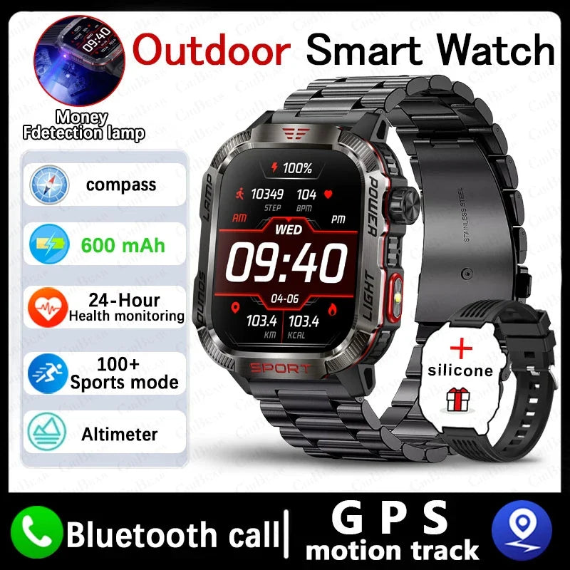 Military GPS Smartwatch for Men