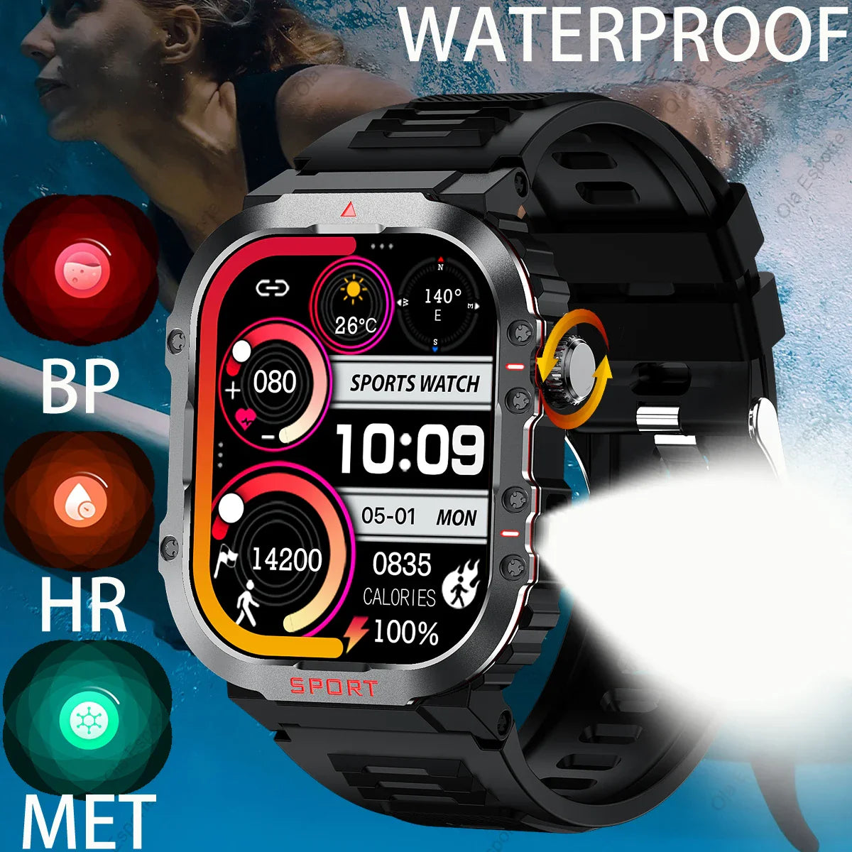 GPS Smartwatch for Men & Women