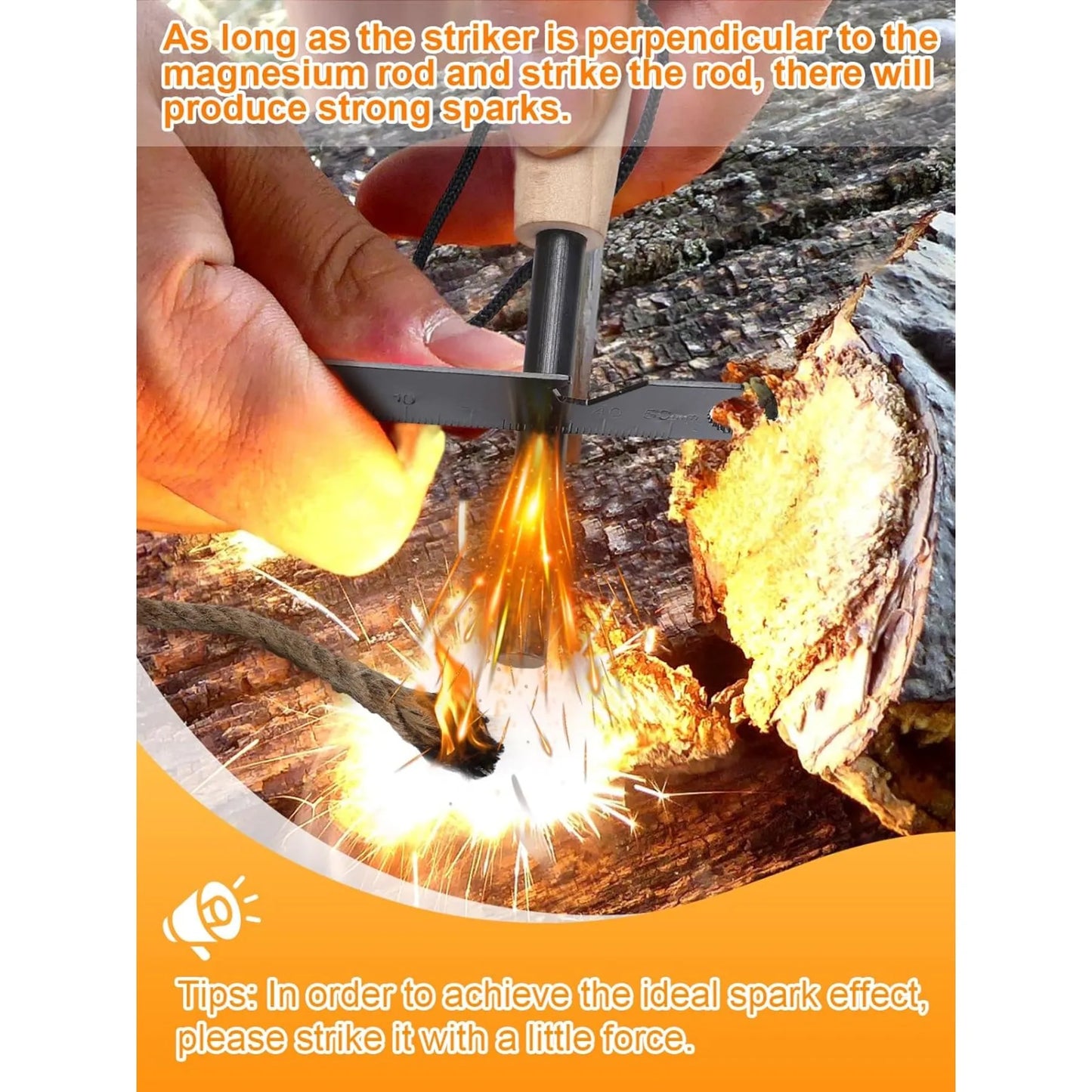 Fire Starter Survival Tool Multifunctional