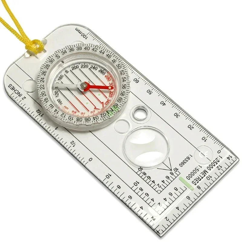 Compass Navigation Map Ruler Scouting Scale