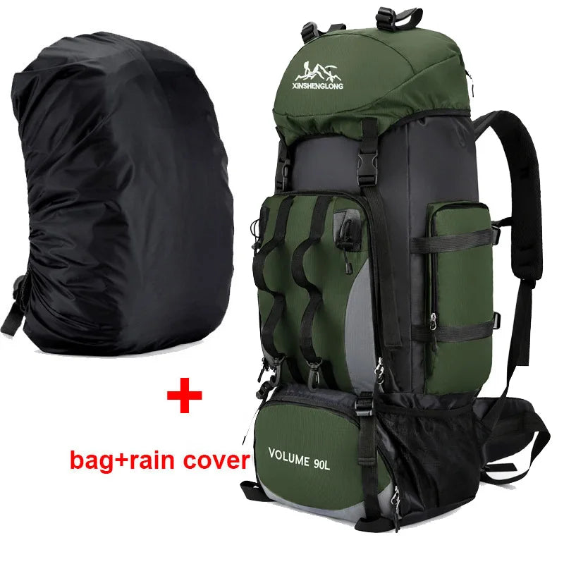 90L Hiking Camping Survival Backpack