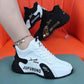 Sneakers  Breathable Ladies Mesh Lace Up Sports Platform Shoes for Women