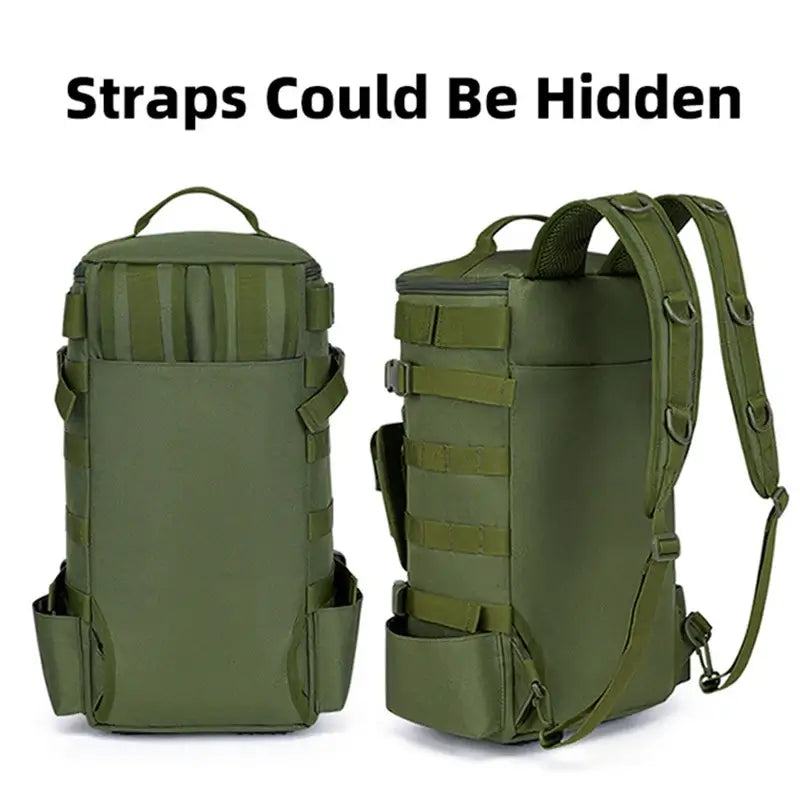 Multifunctional Tactical Backpack for Fishing, Camping & Hiking