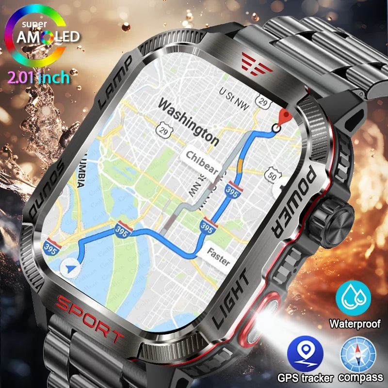 Military GPS Smartwatch for Men