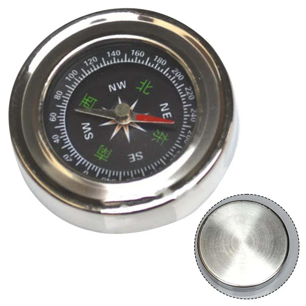 1 pc Stainless Steel Survival Compass