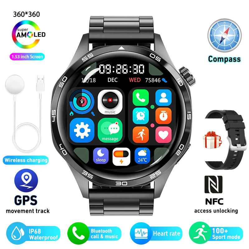 GT5 Pro GPS NFC Smartwatch