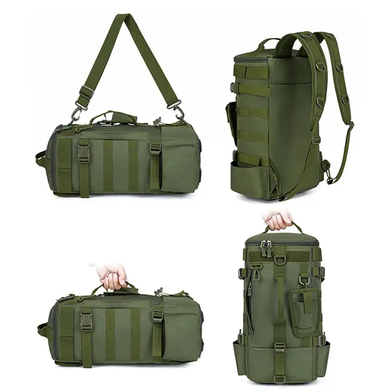 Multifunctional Tactical Backpack for Fishing, Camping & Hiking
