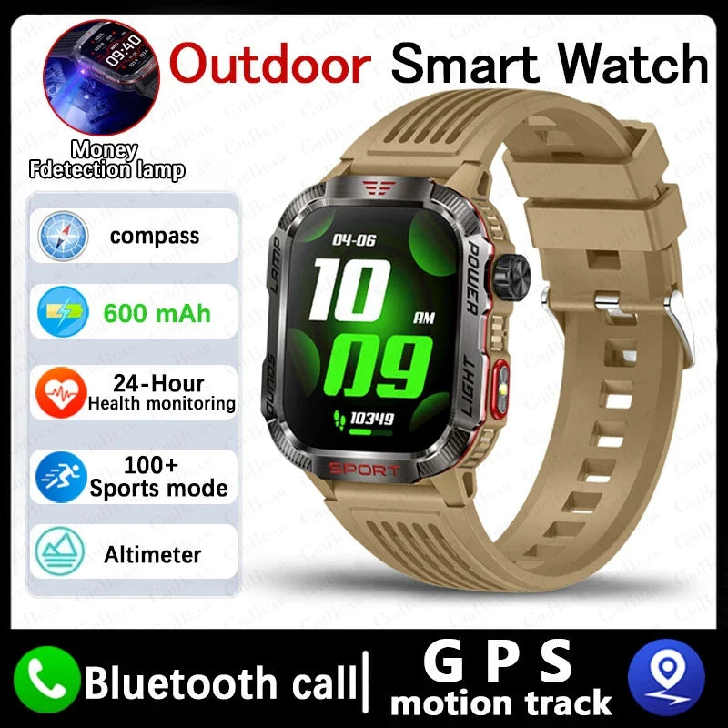 Military GPS Smartwatch for Men