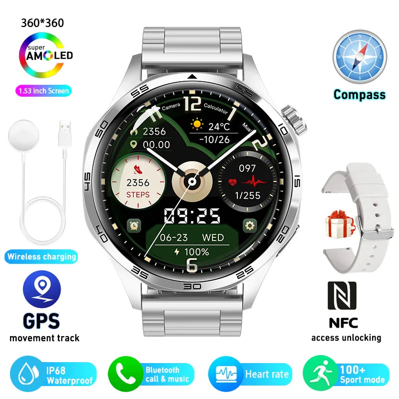 GT5 Pro GPS NFC Smartwatch