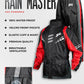 JAG Rainmaster Rain Suit for Men & Women (Black Red)