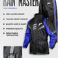 JAG Rainmaster Rain Suit for Men & Women (Black Blue)