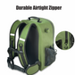 27QT Waterproof Fishing Backpack with Rod Holder